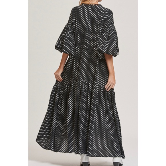 LAST 1- NO OFFERS - Bohemian Asymmetrical Dress - Picture 4 of 7